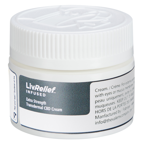 LivRelief Infused Transdermal Extra Strength CBD Cream (BC) Topical